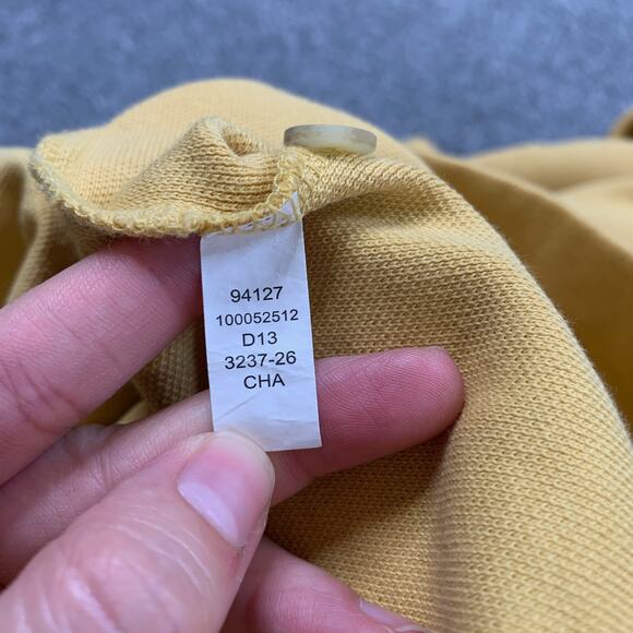 Duluth Trading Shirt Mens 3XL Yellow Flap Pocket Short Sleeve Cotton Collared - Picture 7 of 9